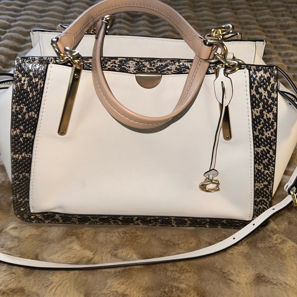 Coach Dreamer 36 Colorblock w Snakeskin detail